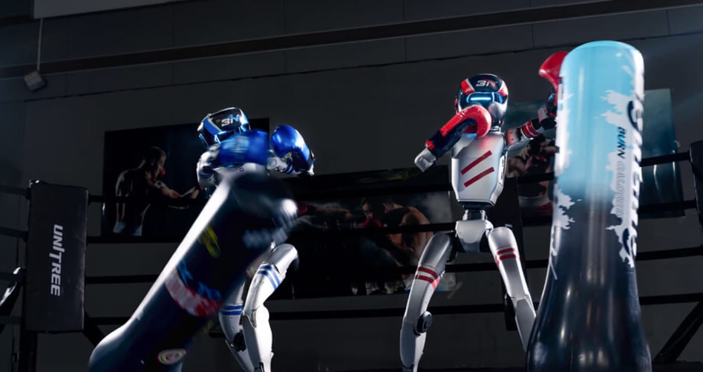 G1-Boxing trocando golpes em ringue — sequência de combate